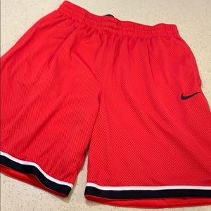 Nike mesh red shorts
